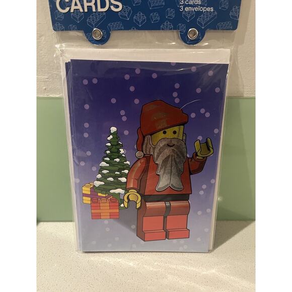 Lego Christmas Greeting Cards Set - 2007 - RARE - Picture 3 of 7